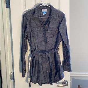 Columbia Jean Tunic Snap Button with Belt in M
